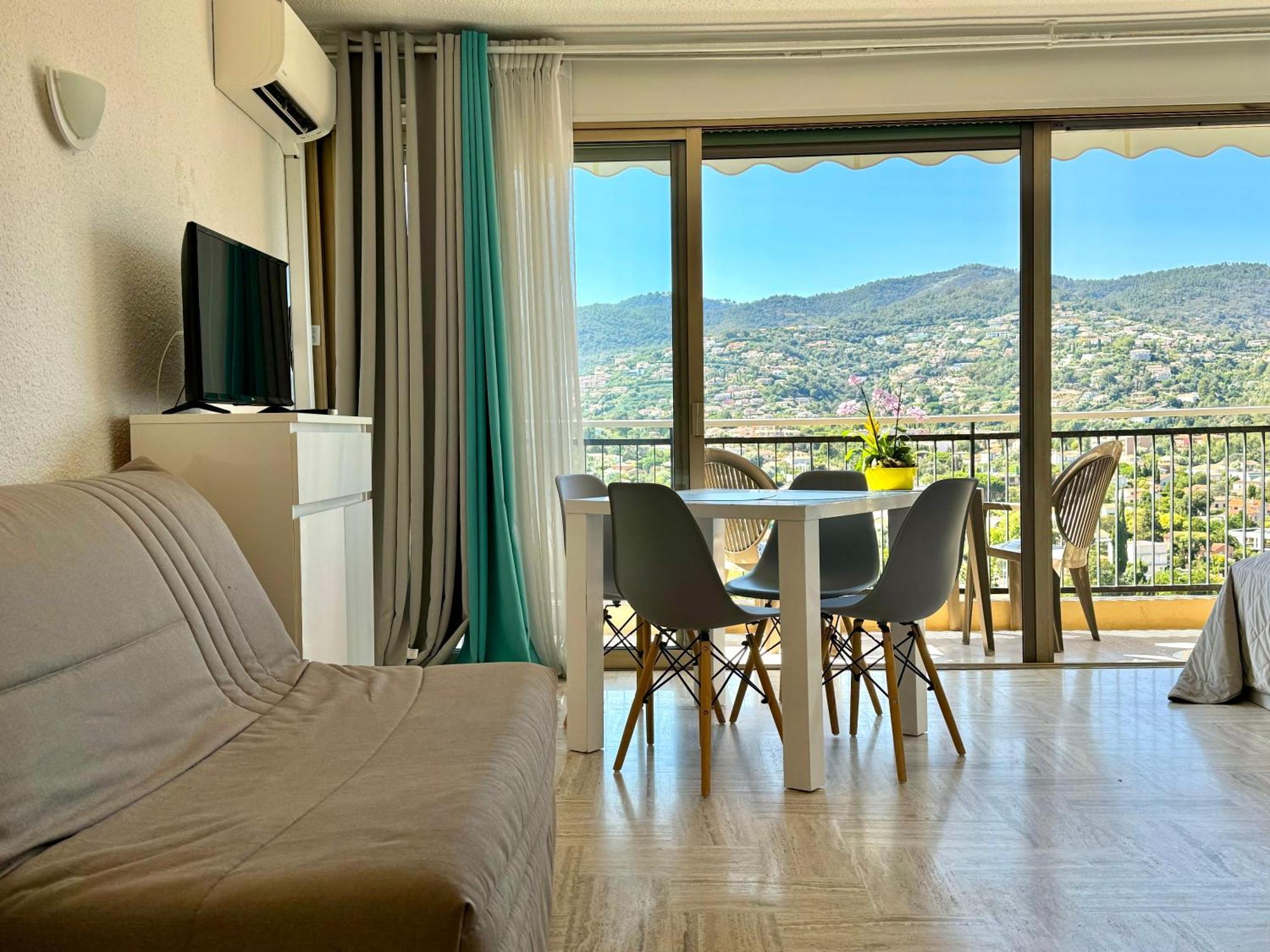 My Resid Appart Cannes Vue Marina Et Vue Montagne Mandelieu Kültér fotó