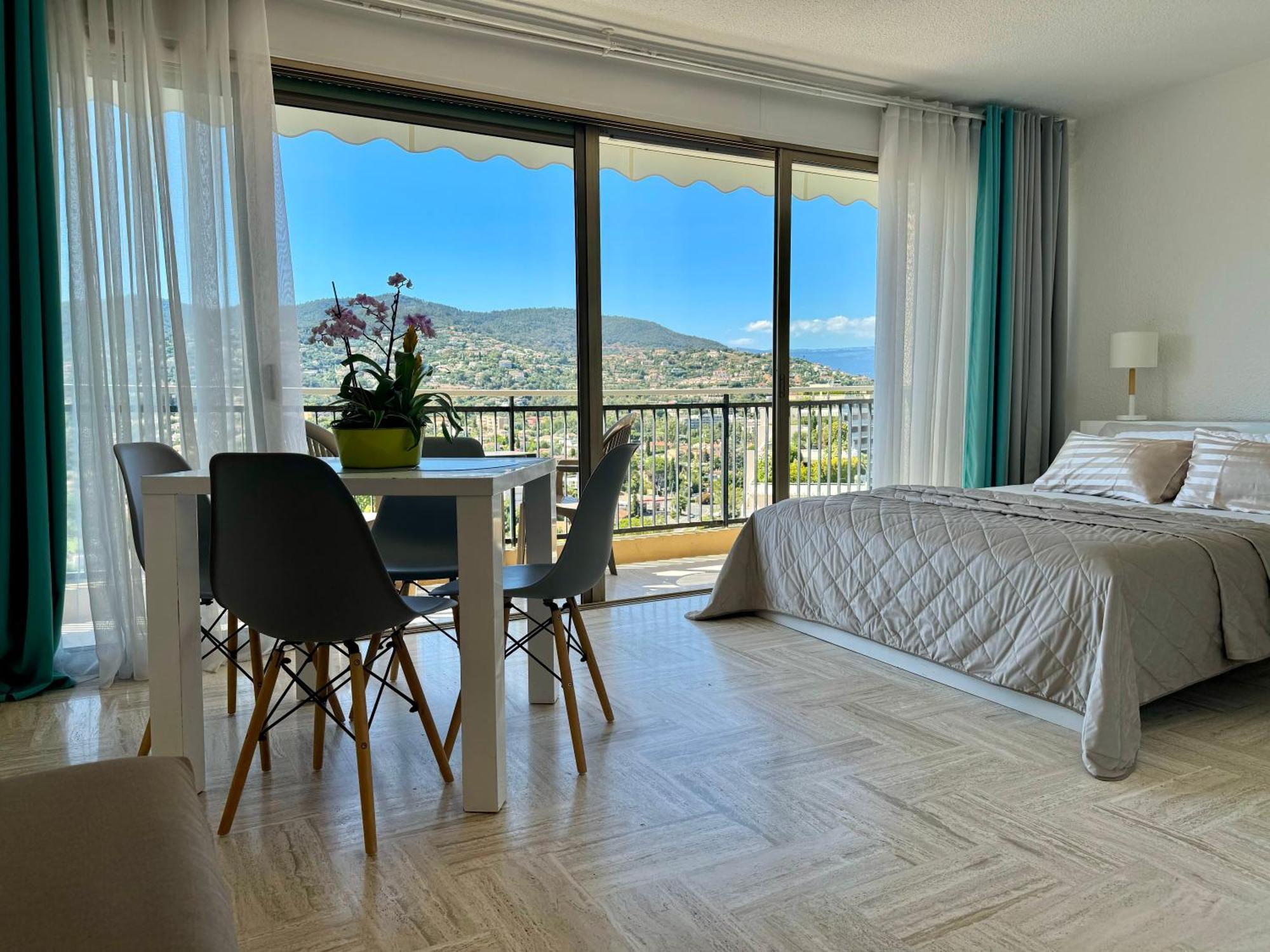 My Resid Appart Cannes Vue Marina Et Vue Montagne Mandelieu Kültér fotó